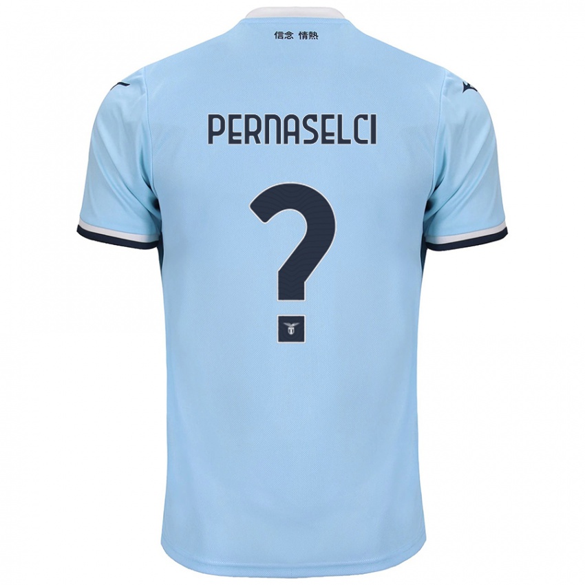 Gyermek Leonardo Pernaselci #0 Kék Hazai Jersey 2024/25 Mez Póló Ing