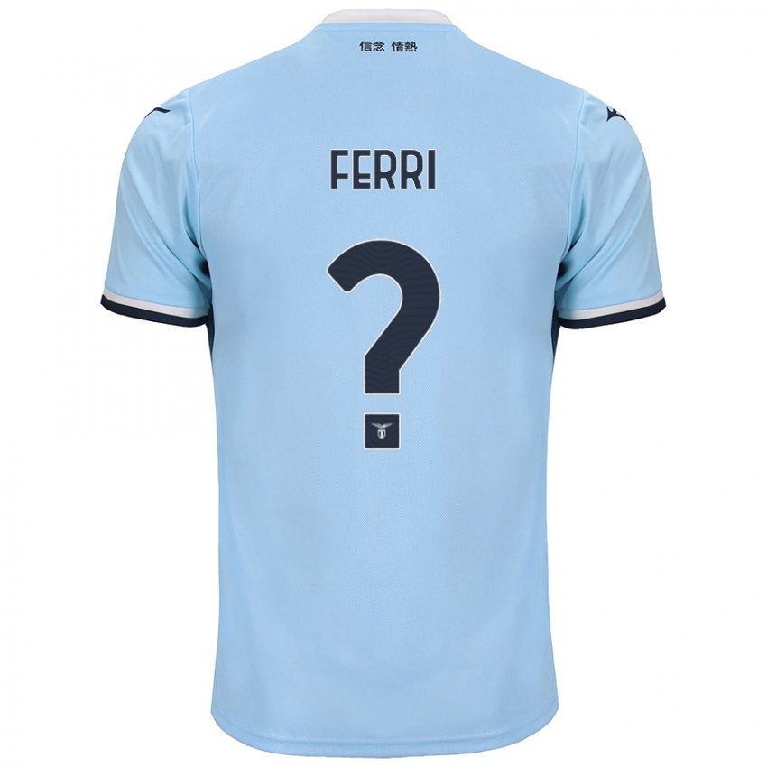 Gyermek Mattia Ferri #0 Kék Hazai Jersey 2024/25 Mez Póló Ing