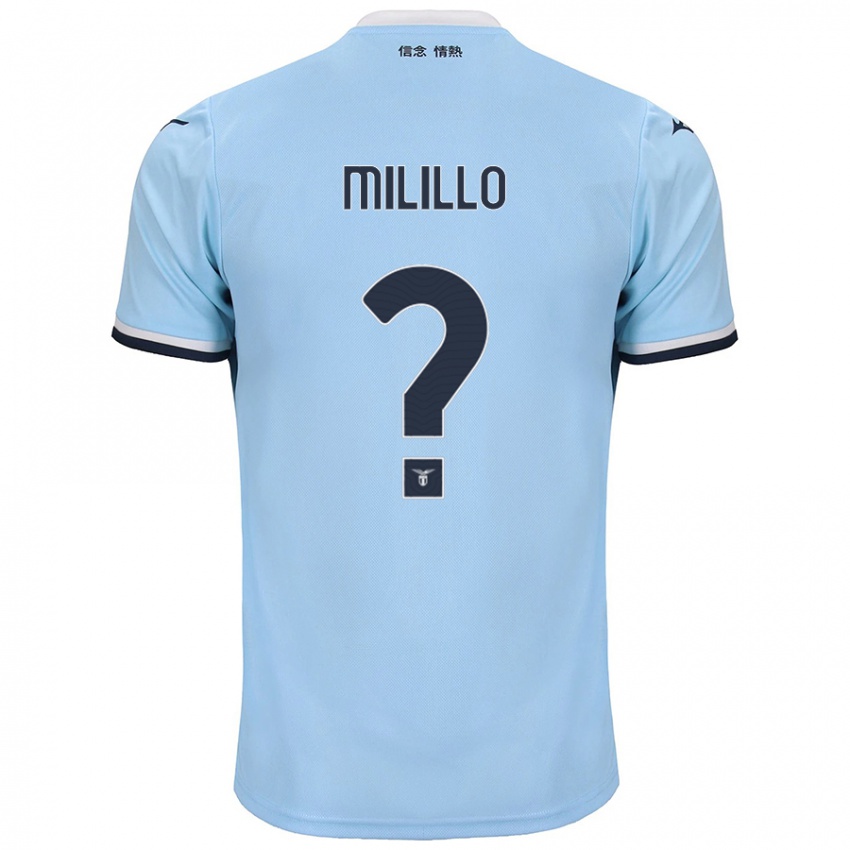 Gyermek Flavio Milillo #0 Kék Hazai Jersey 2024/25 Mez Póló Ing