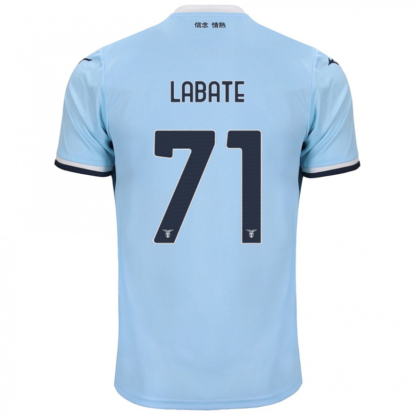 Gyermek Camilla Labate #71 Kék Hazai Jersey 2024/25 Mez Póló Ing