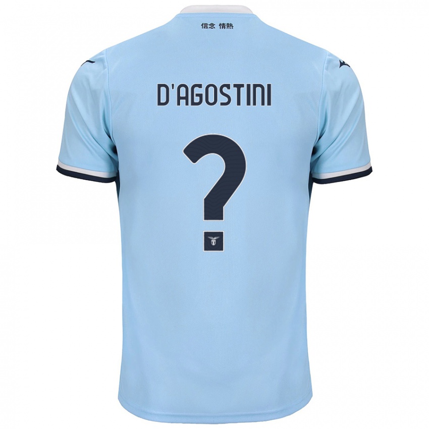 Gyermek Stefano D'agostini #0 Kék Hazai Jersey 2024/25 Mez Póló Ing