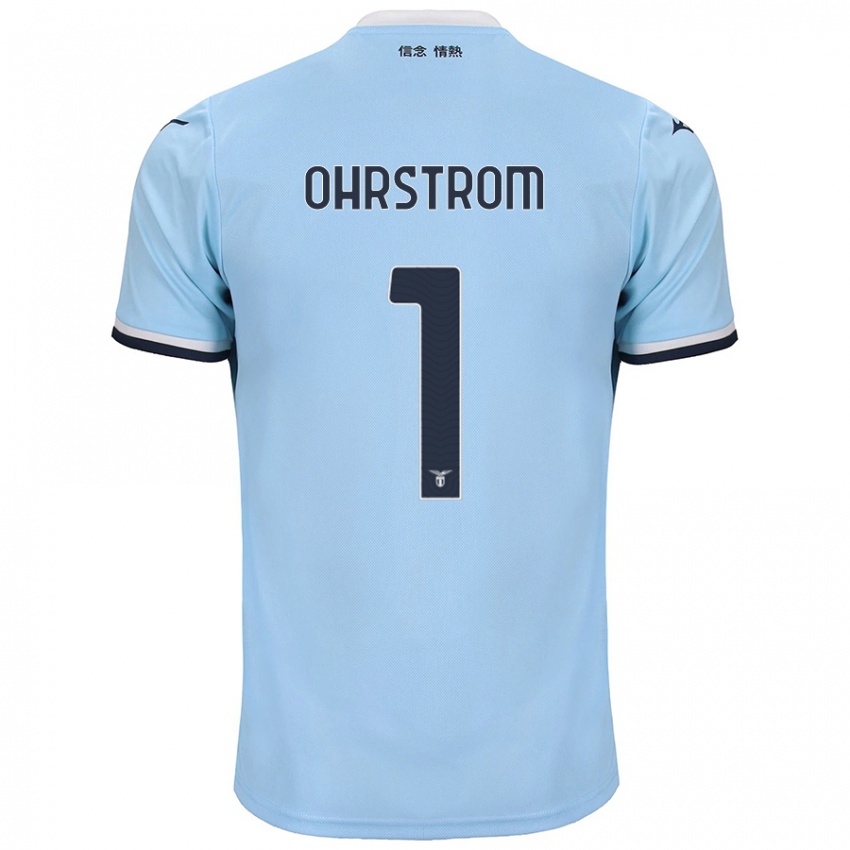 Gyermek Stephanie Ohrstrom #1 Kék Hazai Jersey 2024/25 Mez Póló Ing