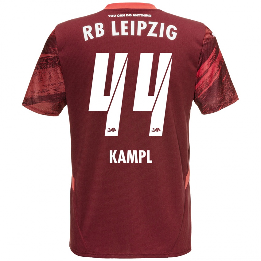 Gyermek Kevin Kampl #44 Burgundia Idegenbeli Jersey 2024/25 Mez Póló Ing