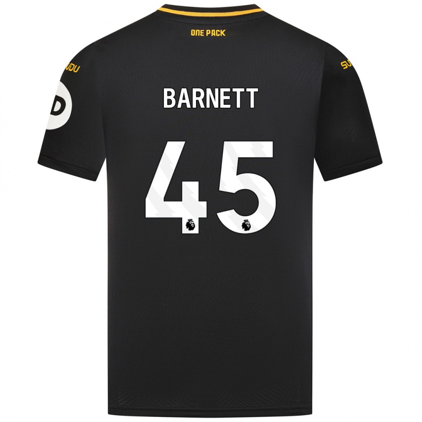 Gyermek Ty Barnett #45 Fekete Idegenbeli Jersey 2024/25 Mez Póló Ing