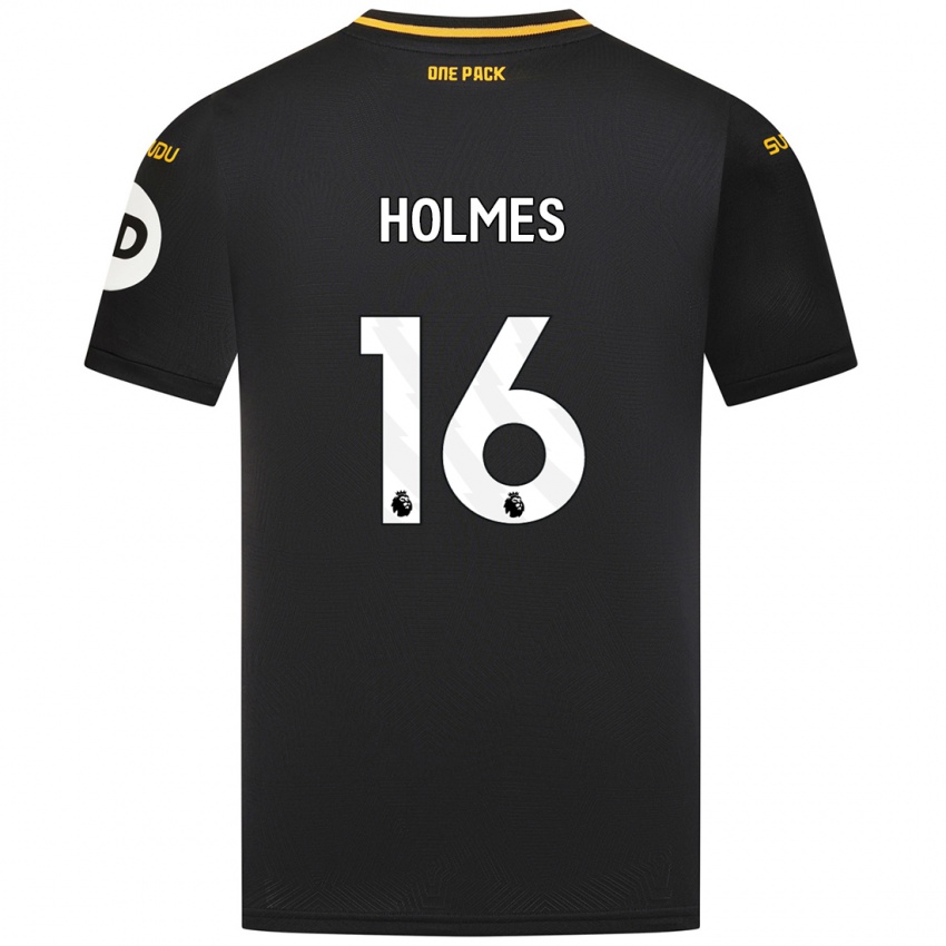 Gyermek Summer Holmes #16 Fekete Idegenbeli Jersey 2024/25 Mez Póló Ing