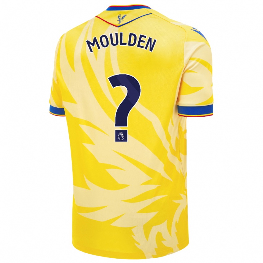 Gyermek Louie Moulden #0 Sárga Idegenbeli Jersey 2024/25 Mez Póló Ing