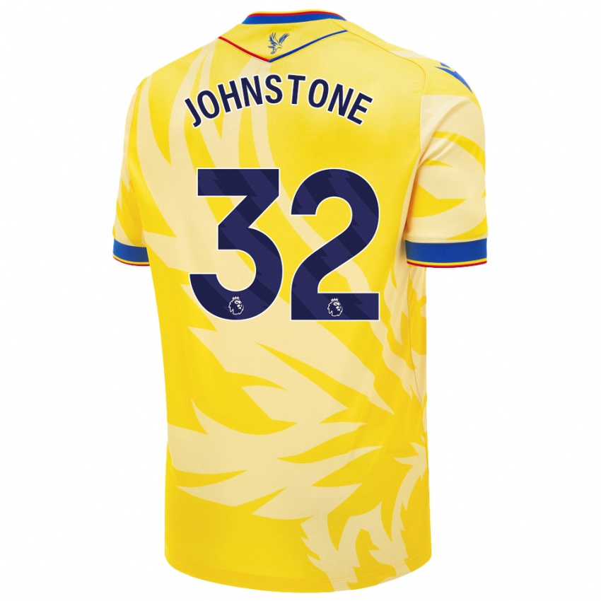 Gyermek Sam Johnstone #32 Sárga Idegenbeli Jersey 2024/25 Mez Póló Ing