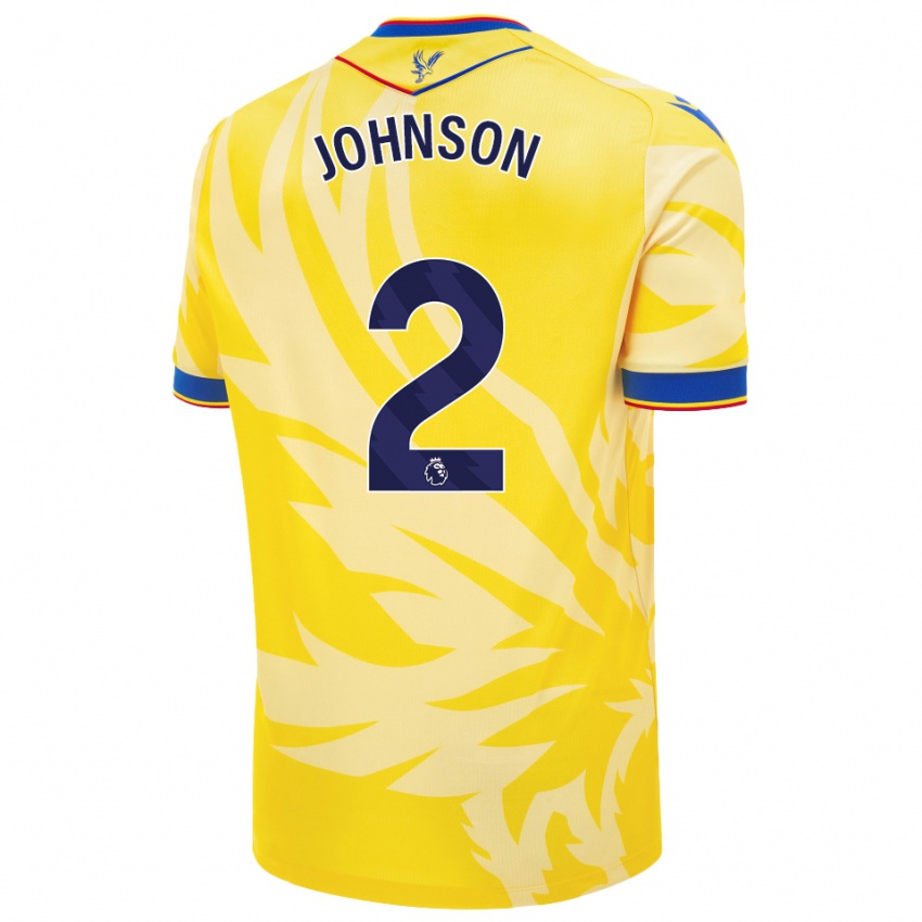 Gyermek Annabel Johnson #2 Sárga Idegenbeli Jersey 2024/25 Mez Póló Ing