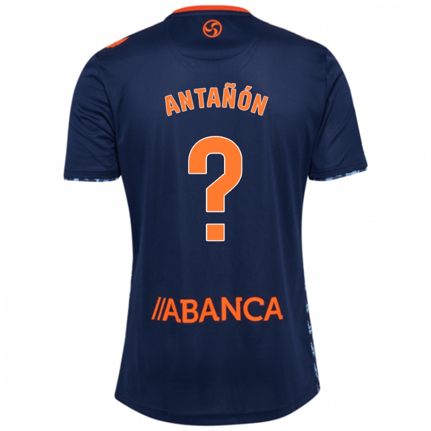 Gyermek Andrés Antañón #0 Sötétkék Idegenbeli Jersey 2024/25 Mez Póló Ing