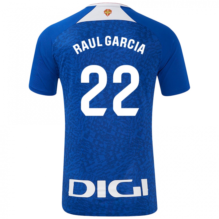 Gyermek Raúl García #22 Királykék Idegenbeli Jersey 2024/25 Mez Póló Ing