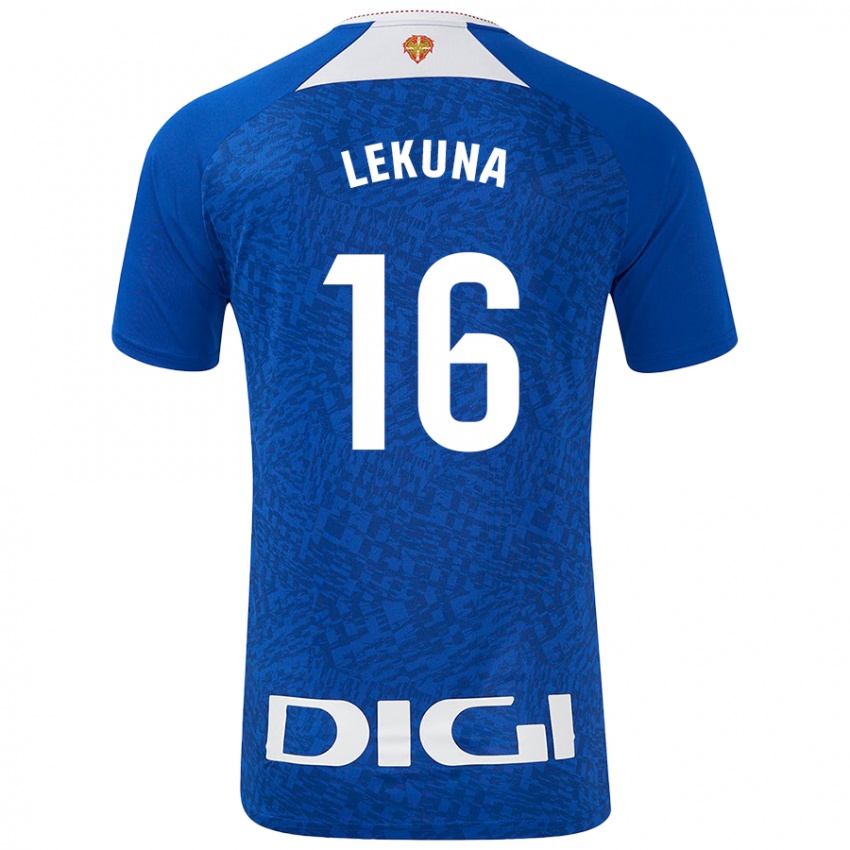 Gyermek Adrián Lekuna #16 Királykék Idegenbeli Jersey 2024/25 Mez Póló Ing