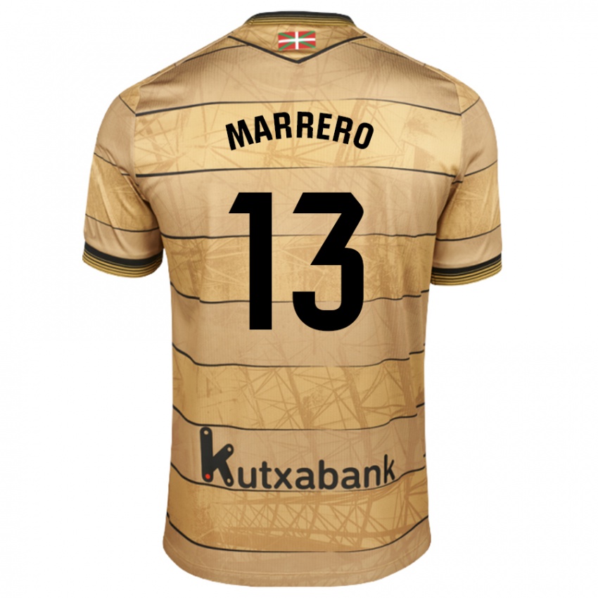 Gyermek Unai Marrero #13 Barna Idegenbeli Jersey 2024/25 Mez Póló Ing