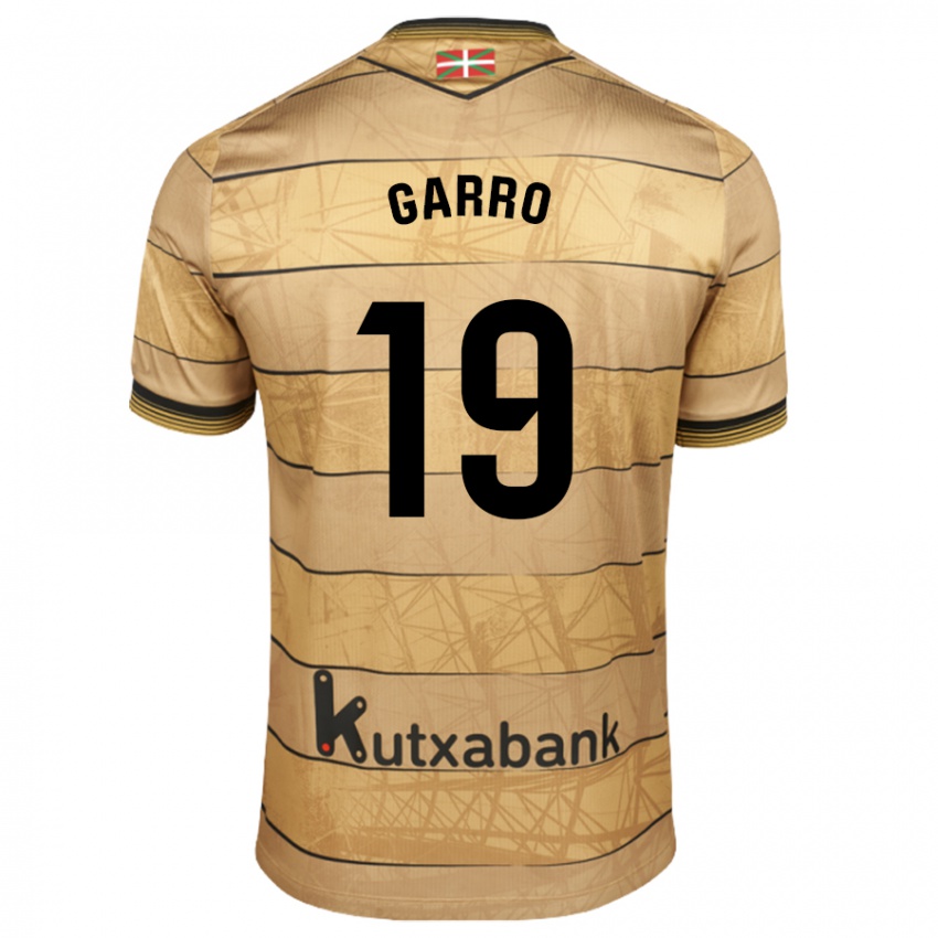 Gyermek Jon Garro #19 Barna Idegenbeli Jersey 2024/25 Mez Póló Ing