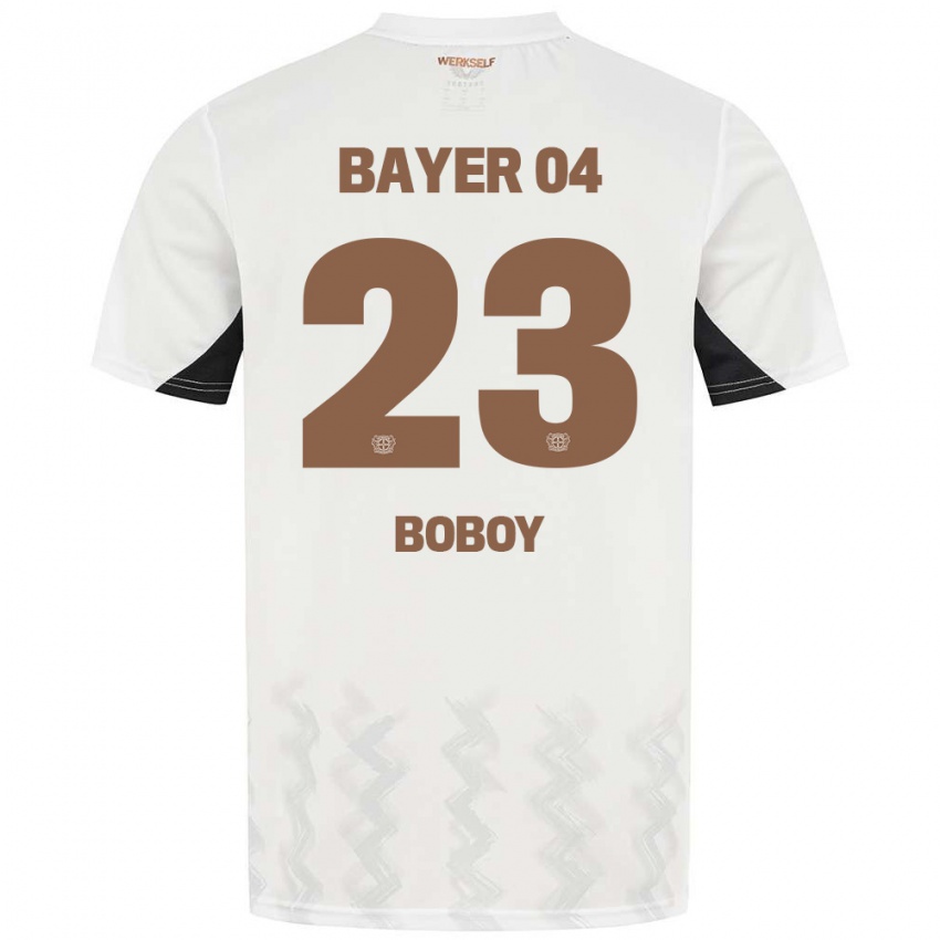 Gyermek Delice Boboy #23 Fehér Fekete Idegenbeli Jersey 2024/25 Mez Póló Ing