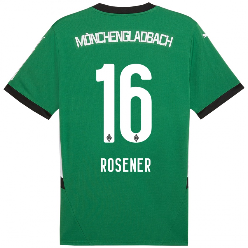 Gyermek Chiara Rösener #16 Zöld Fehér Idegenbeli Jersey 2024/25 Mez Póló Ing