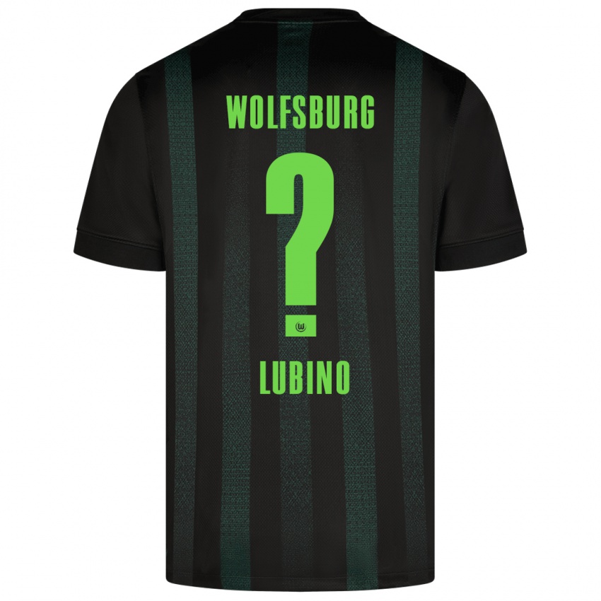 Gyermek Francesco Lubino #0 Sötétzöld Idegenbeli Jersey 2024/25 Mez Póló Ing