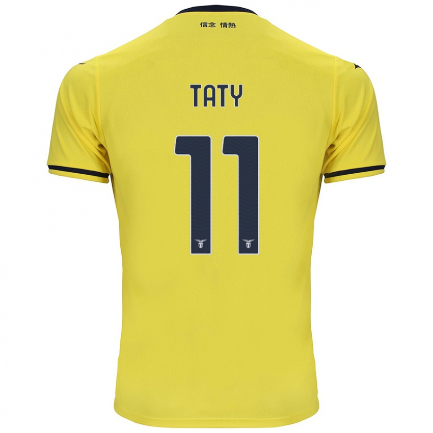 Gyermek Taty Castellanos #11 Sárga Idegenbeli Jersey 2024/25 Mez Póló Ing