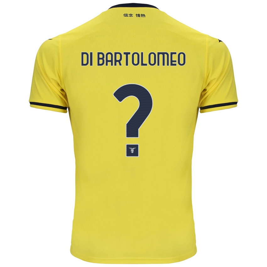 Gyermek Damiano Di Bartolomeo #0 Sárga Idegenbeli Jersey 2024/25 Mez Póló Ing