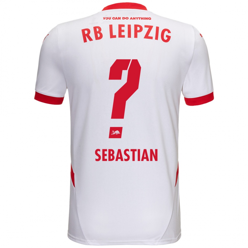 Férfi Jordy Sebastian #0 Fehér Piros Hazai Jersey 2024/25 Mez Póló Ing