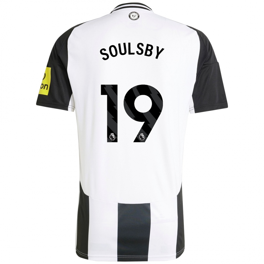 Férfi Anna Soulsby #19 Fehér Fekete Hazai Jersey 2024/25 Mez Póló Ing