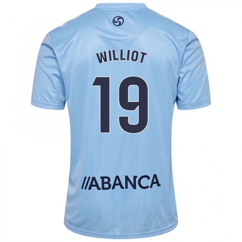 Férfi Williot Swedberg #19 Ég Kék Hazai Jersey 2024/25 Mez Póló Ing