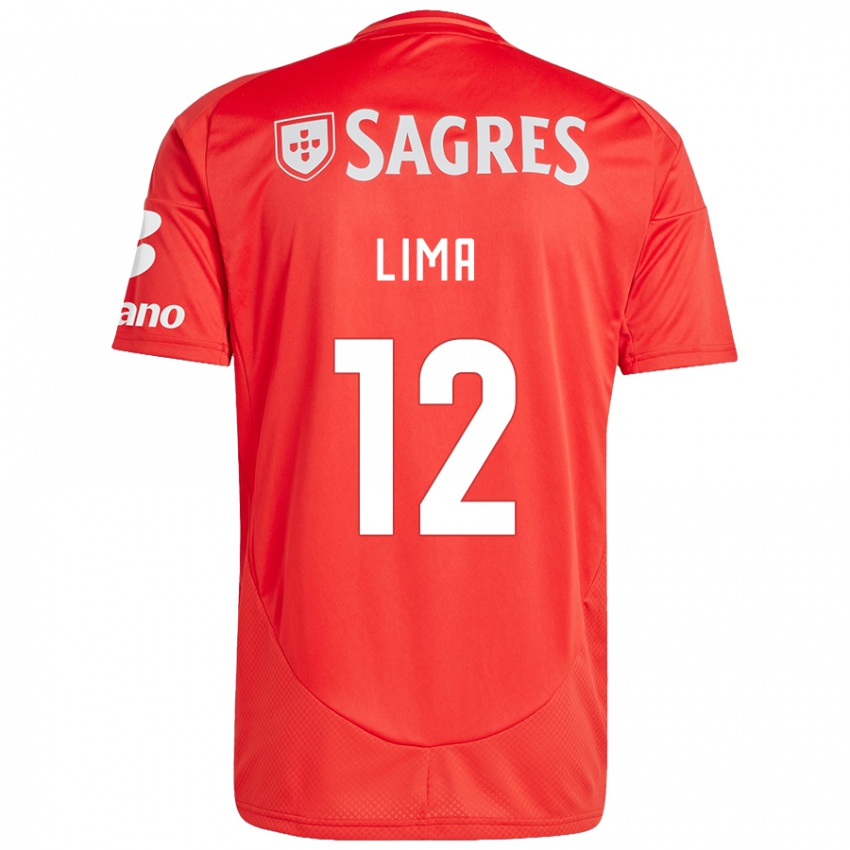 Férfi Thaís Lima #12 Piros Fehér Hazai Jersey 2024/25 Mez Póló Ing