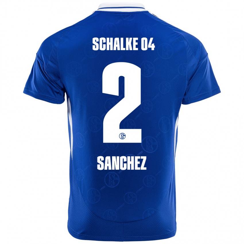 Férfi Felipe Sánchez #2 Királykék Hazai Jersey 2024/25 Mez Póló Ing