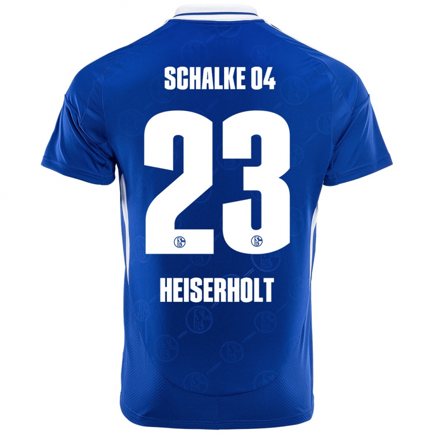 Férfi Finn Heiserholt #23 Királykék Hazai Jersey 2024/25 Mez Póló Ing