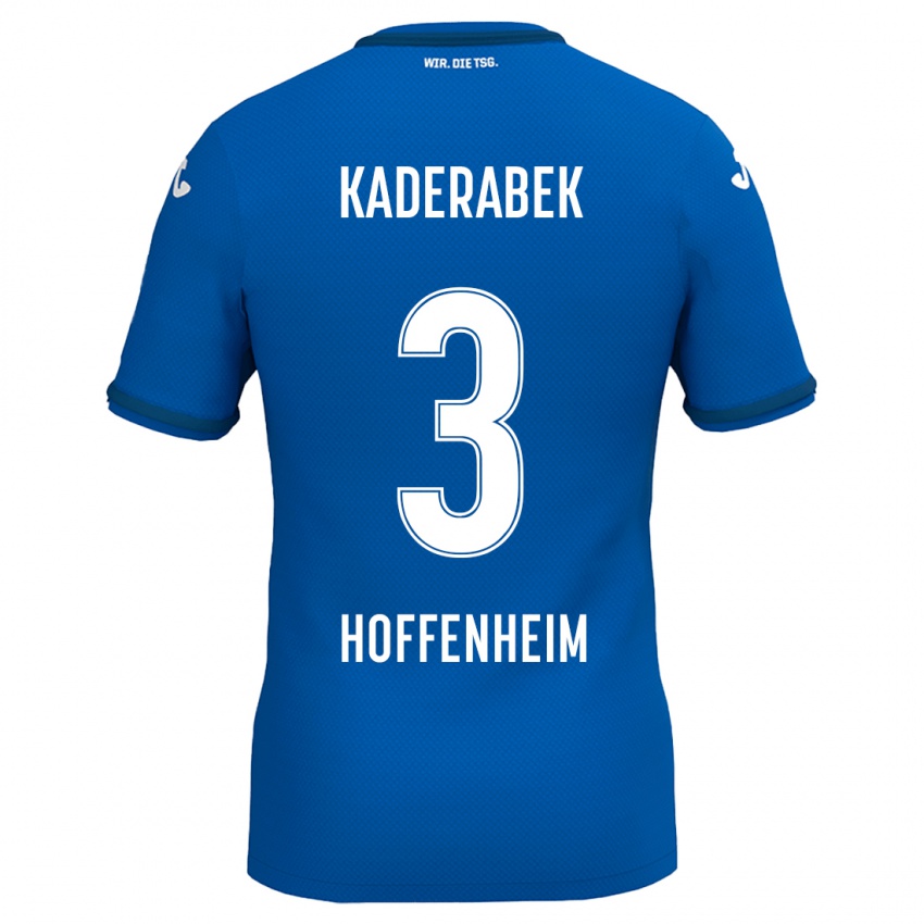 Férfi Pavel Kaderabek #3 Királykék Hazai Jersey 2024/25 Mez Póló Ing