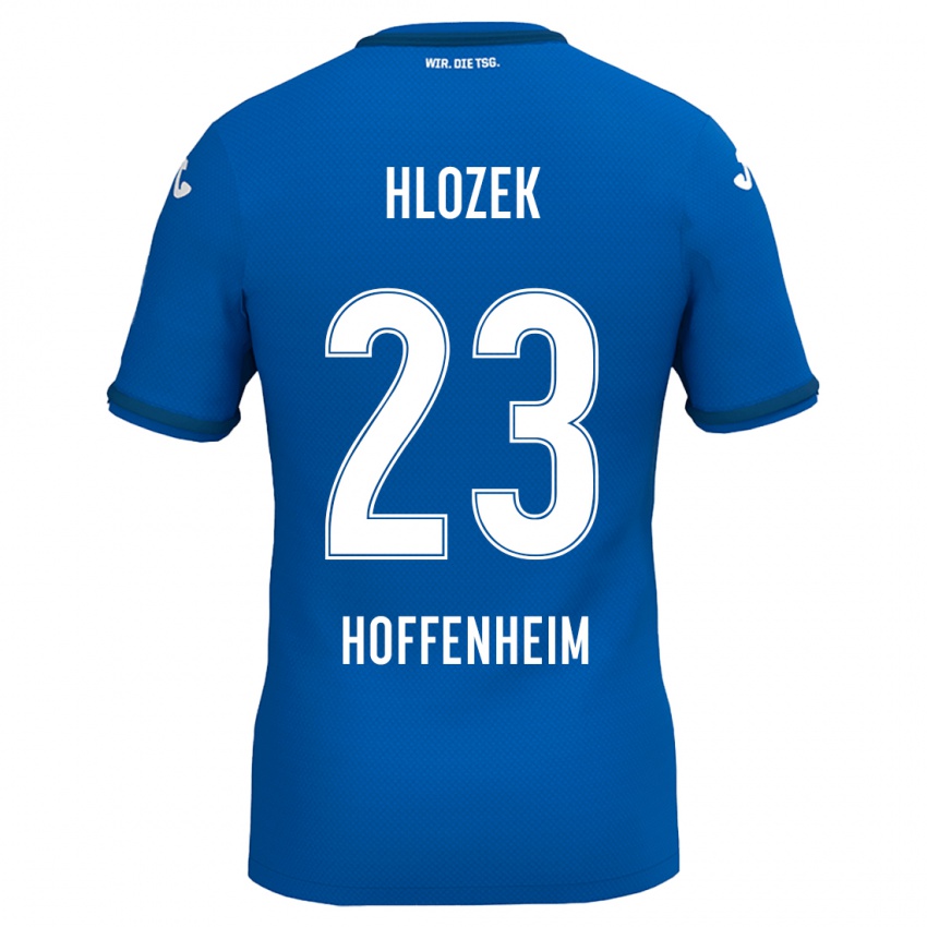 Férfi Adam Hlozek #23 Királykék Hazai Jersey 2024/25 Mez Póló Ing