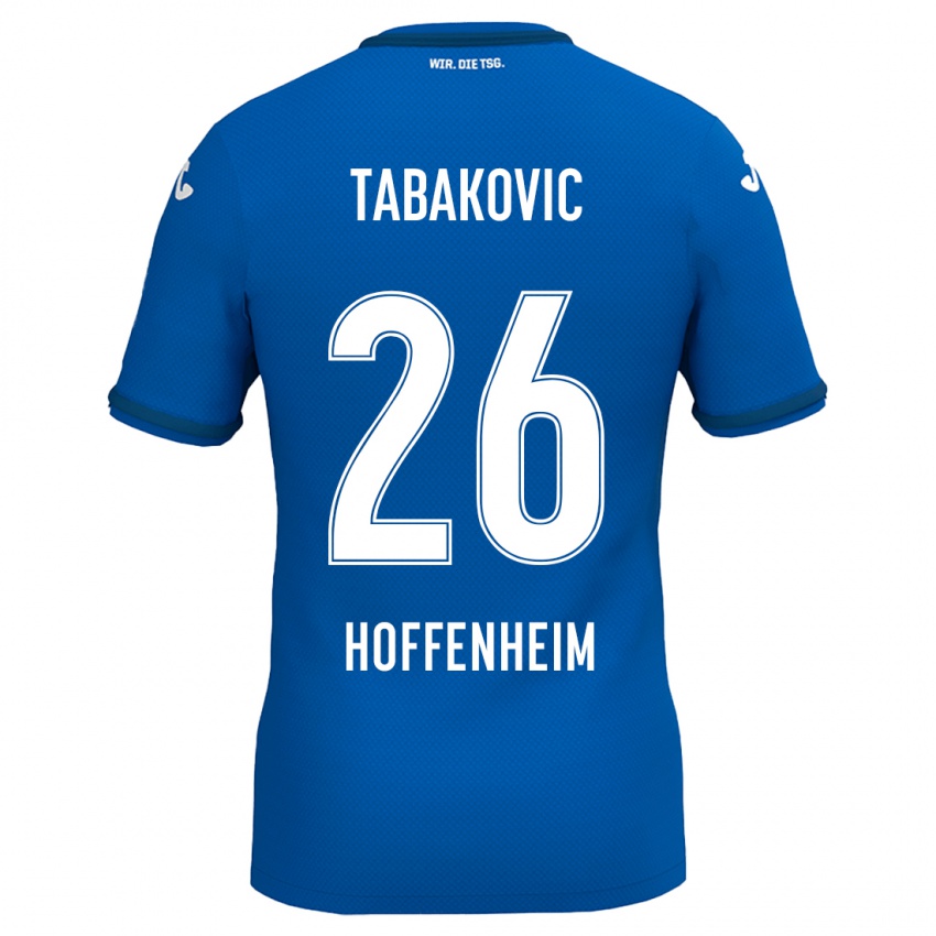 Férfi Haris Tabakovic #26 Királykék Hazai Jersey 2024/25 Mez Póló Ing