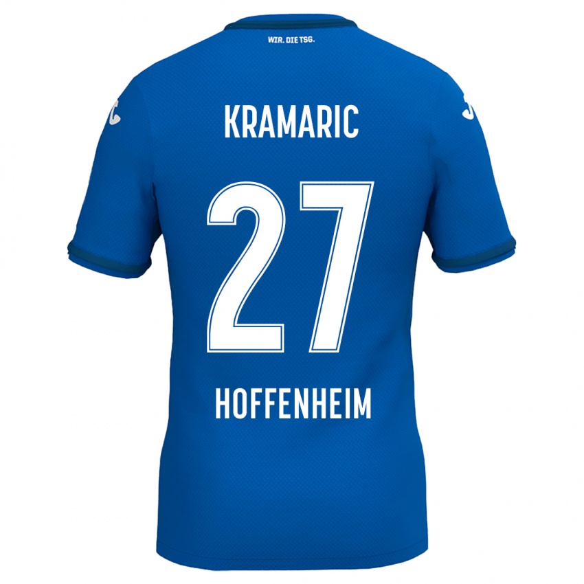 Férfi Andrej Kramaric #27 Királykék Hazai Jersey 2024/25 Mez Póló Ing