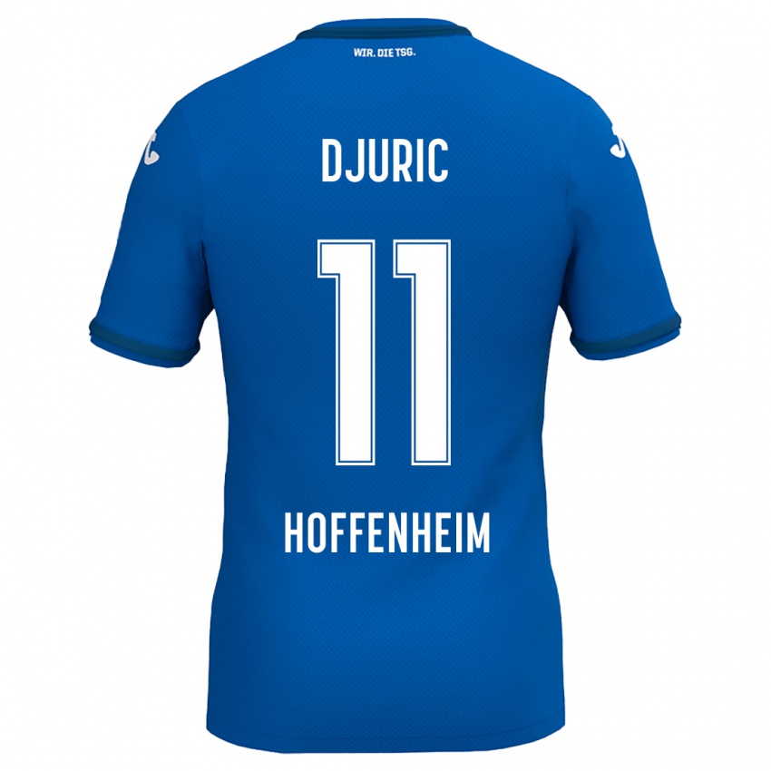 Férfi Luka Djuric #11 Királykék Hazai Jersey 2024/25 Mez Póló Ing