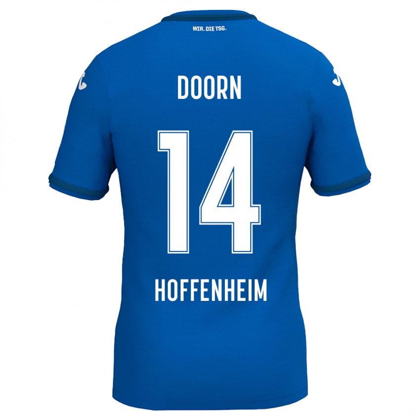 Férfi Lisa Doorn #14 Királykék Hazai Jersey 2024/25 Mez Póló Ing