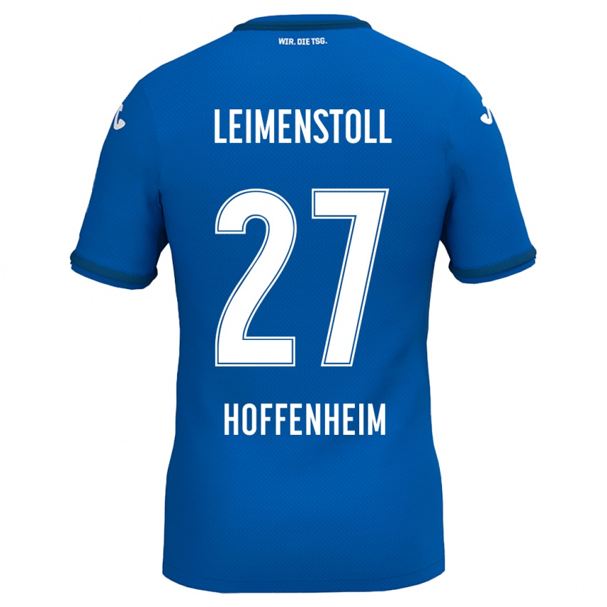 Férfi Vanessa Leimenstoll #27 Királykék Hazai Jersey 2024/25 Mez Póló Ing