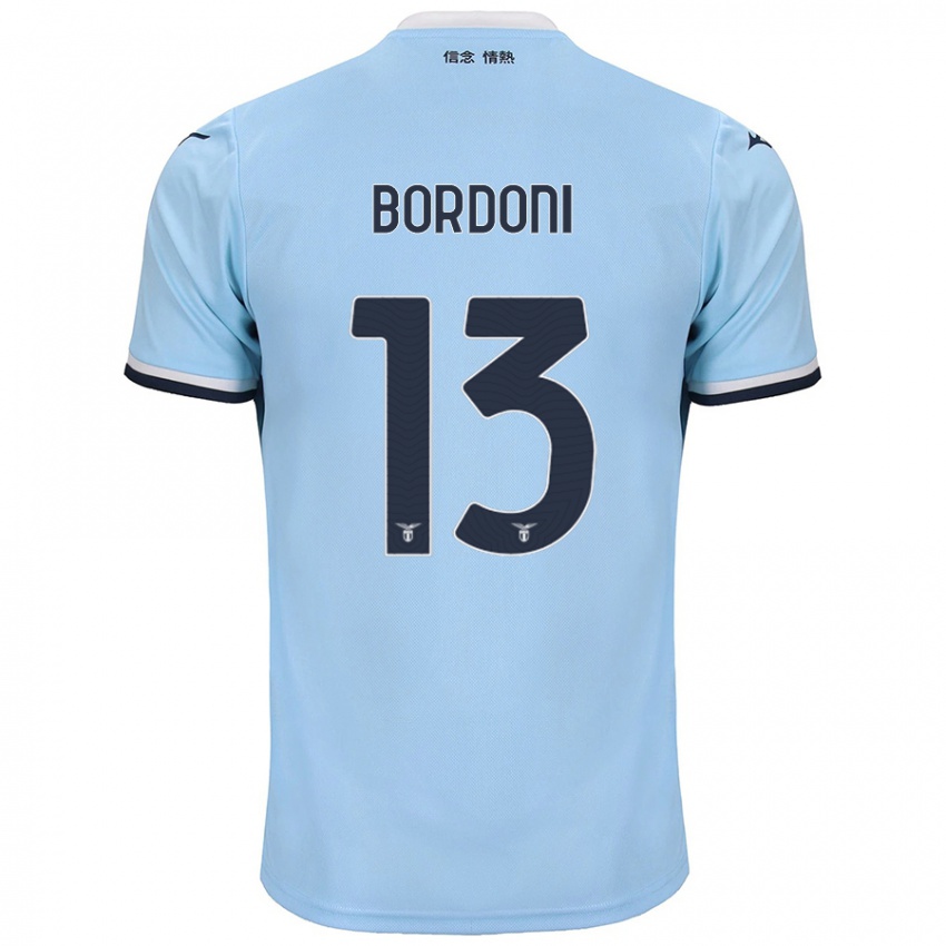 Férfi Tommaso Bordoni #13 Kék Hazai Jersey 2024/25 Mez Póló Ing