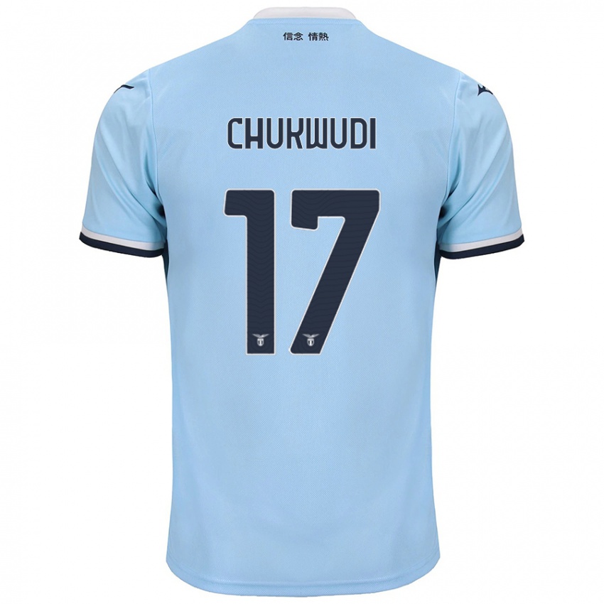 Férfi Ogonna Franca Chukwudi #17 Kék Hazai Jersey 2024/25 Mez Póló Ing