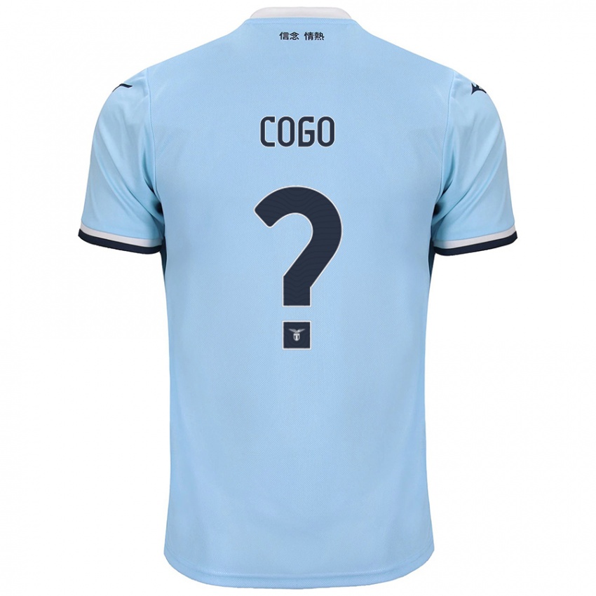 Férfi Giovanni Cogo #0 Kék Hazai Jersey 2024/25 Mez Póló Ing