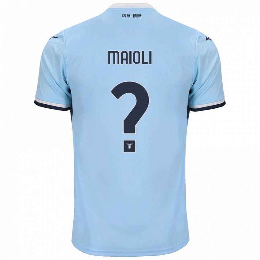 Férfi Francesco Maioli #0 Kék Hazai Jersey 2024/25 Mez Póló Ing