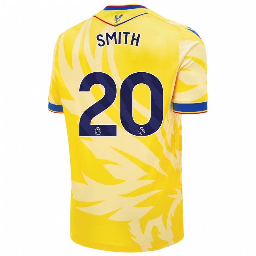 Férfi Hope Smith #20 Sárga Idegenbeli Jersey 2024/25 Mez Póló Ing