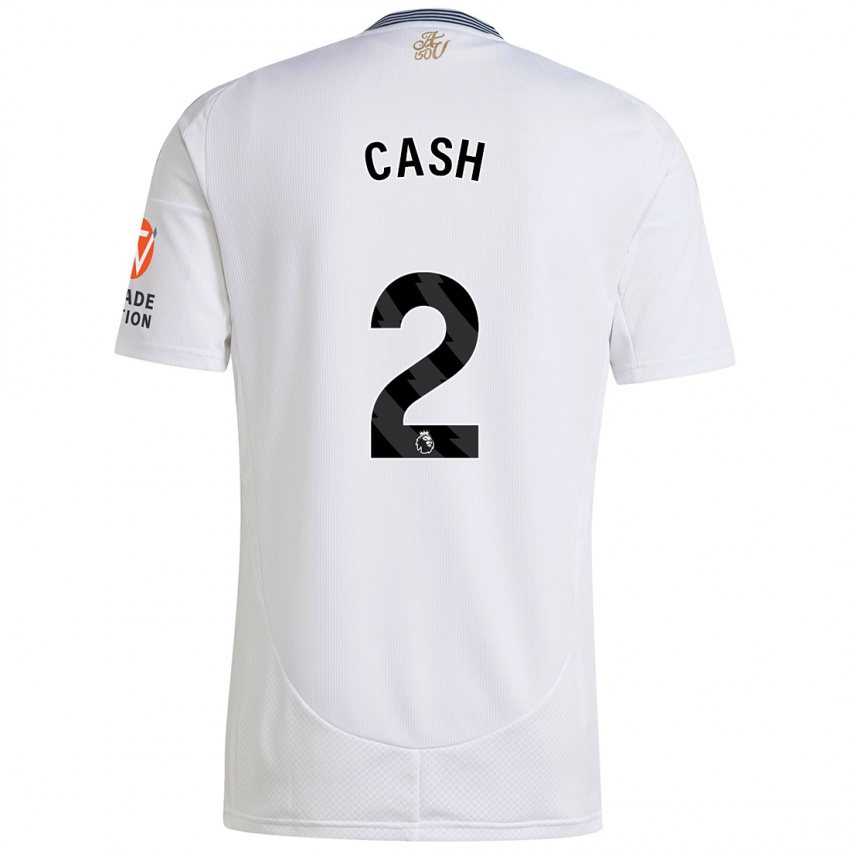 Férfi Matty Cash #2 Fehér Idegenbeli Jersey 2024/25 Mez Póló Ing