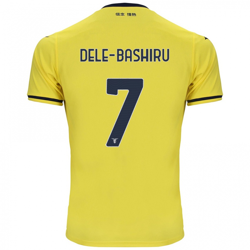 Férfi Fisayo Dele-Bashiru #7 Sárga Idegenbeli Jersey 2024/25 Mez Póló Ing