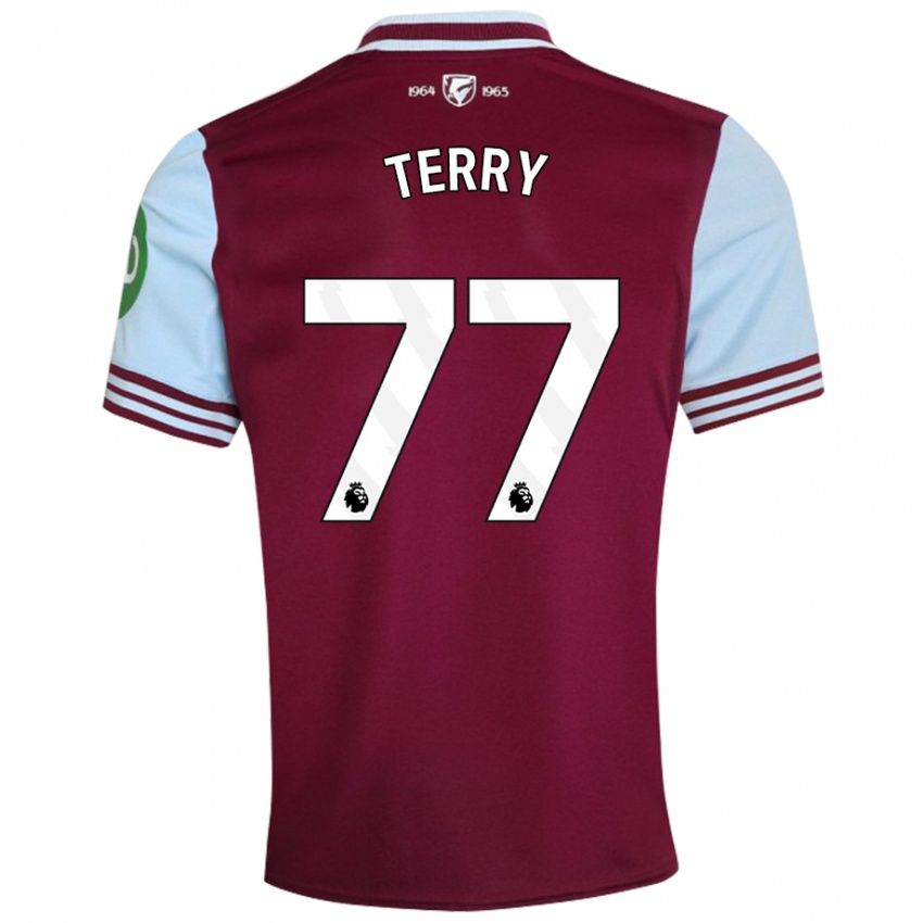 Női Mason Terry #77 Sötétvörös Hazai Jersey 2024/25 Mez Póló Ing