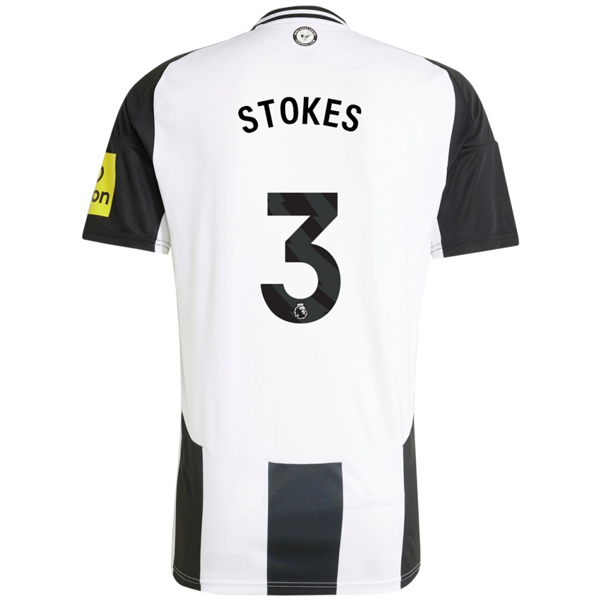 Női Demi Stokes #3 Fehér Fekete Hazai Jersey 2024/25 Mez Póló Ing