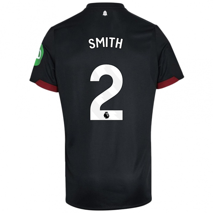 Női Kirsty Smith #2 Fekete Fehér Idegenbeli Jersey 2024/25 Mez Póló Ing