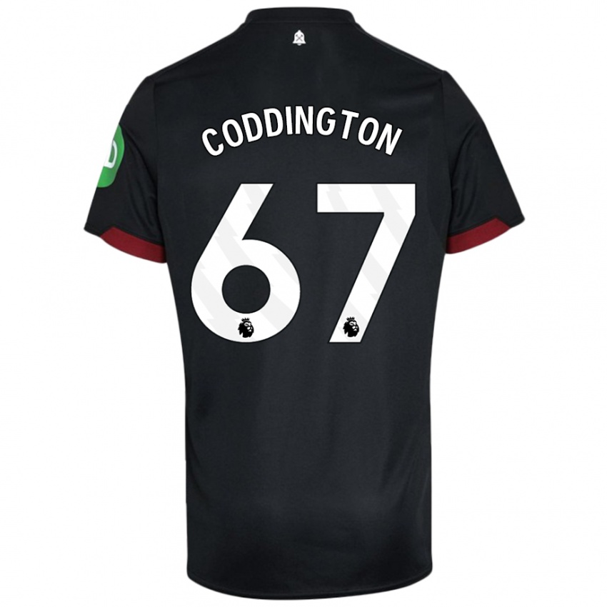 Női Remy Coddington #67 Fekete Fehér Idegenbeli Jersey 2024/25 Mez Póló Ing