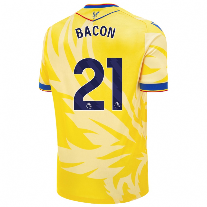 Női Skye Bacon #21 Sárga Idegenbeli Jersey 2024/25 Mez Póló Ing