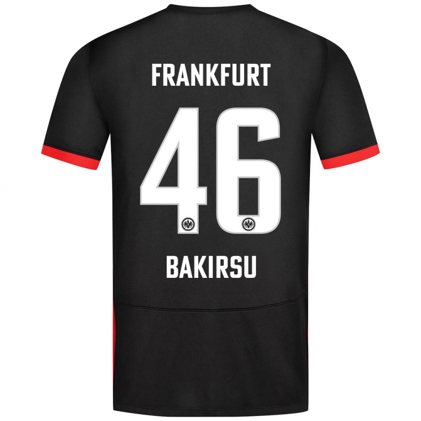 Női Hüseyin Bakirsu #46 Fekete Idegenbeli Jersey 2024/25 Mez Póló Ing