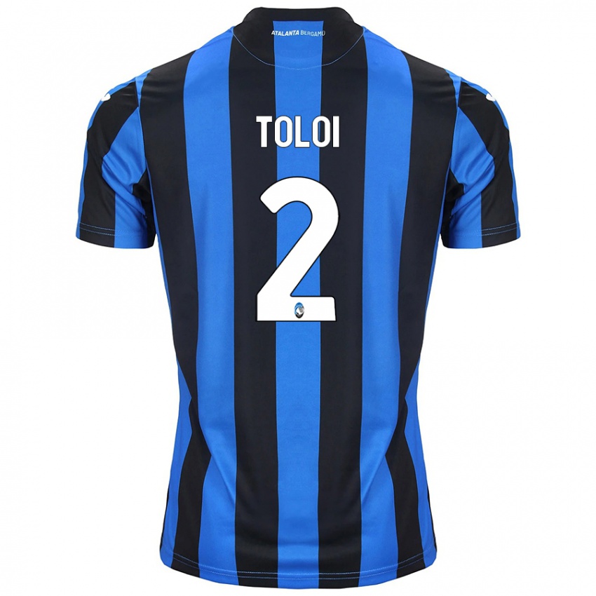 Gyermek Rafael Tolói #2 Kék Fekete Hazai Jersey 2024/25 Mez Póló Ing