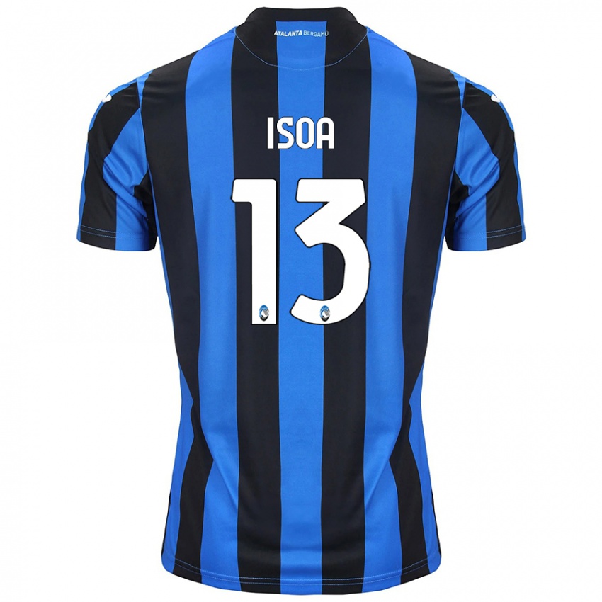 Gyermek Isaac Isoa #13 Kék Fekete Hazai Jersey 2024/25 Mez Póló Ing